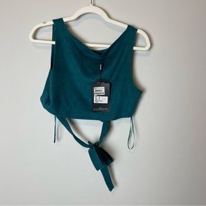 Missguided Wrap Crop Top